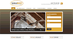 Desktop Screenshot of izolacebako.cz